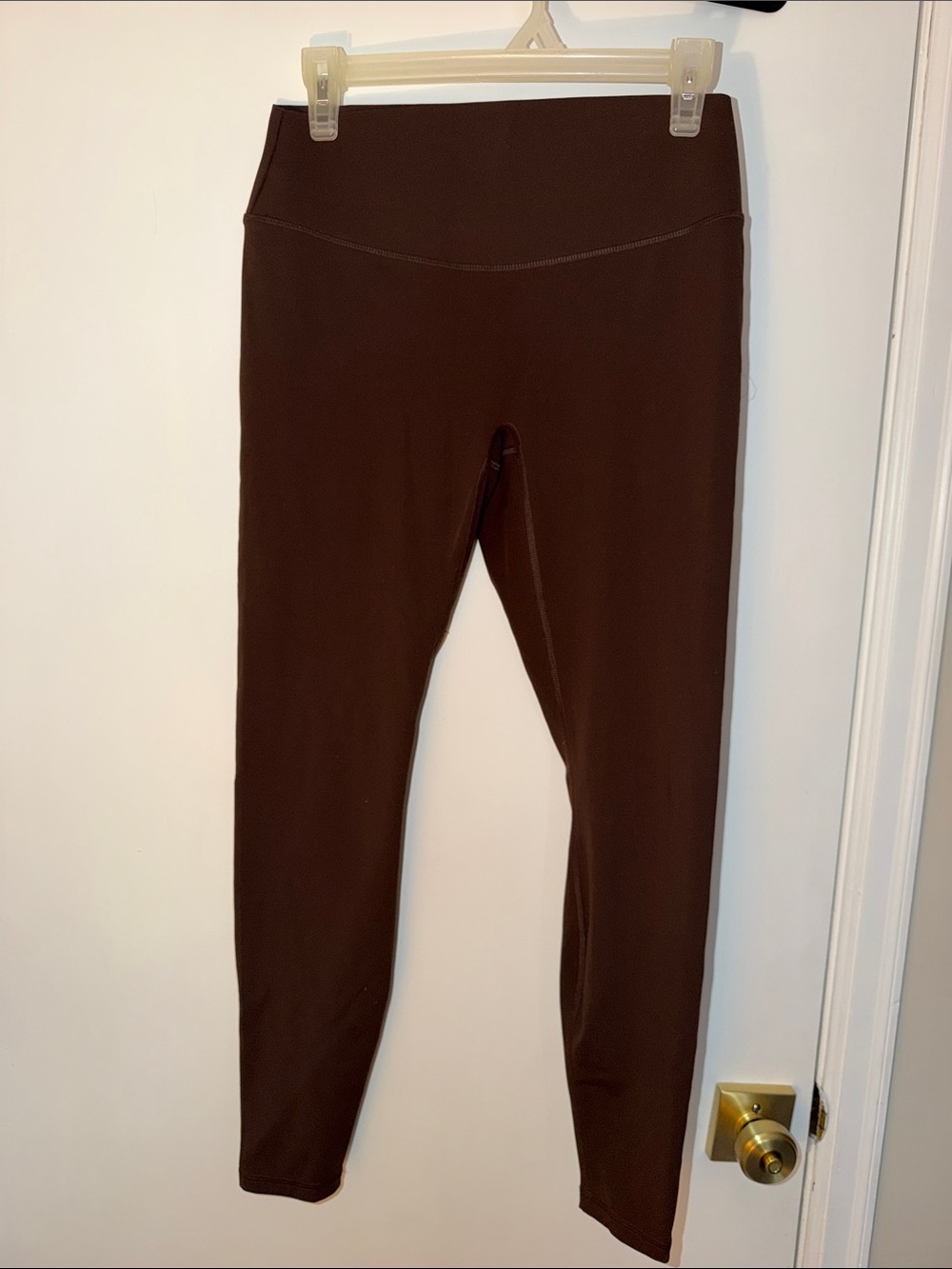 Women's High-Waist Brown Leggings